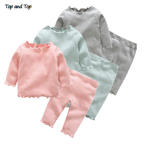 Tops and bottoms  rib knit