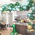 Green Foil Balloons Jungle Party, Birthday Party Decorations