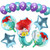 1 set Mermaid Ariel Princess Birthday Party Decorations  10inch Latex Balloons