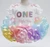 First Birthday Tutu Outfit with Pastel Rainbow Designed Tutu