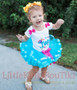 2nd birthday outfit unicorn tutu -toddler birthday dress