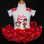 Minnie Mouse 2nd birthday outfit with hearts