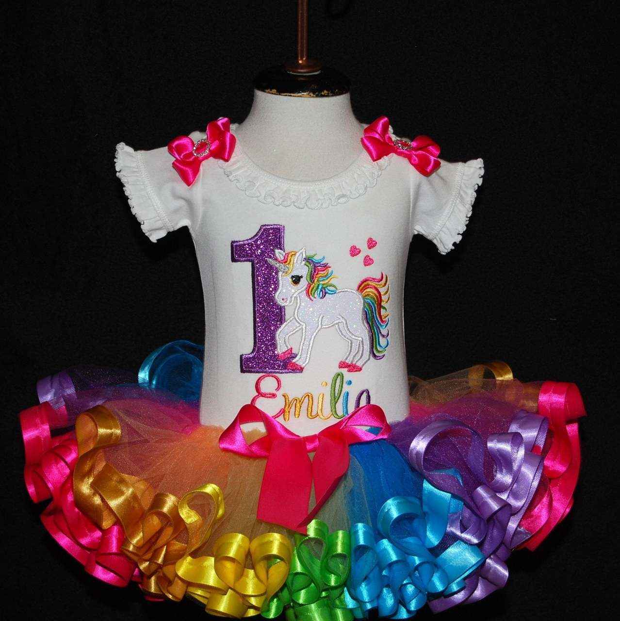 1st birthday girl outfit, unicorn first birthday outfit
