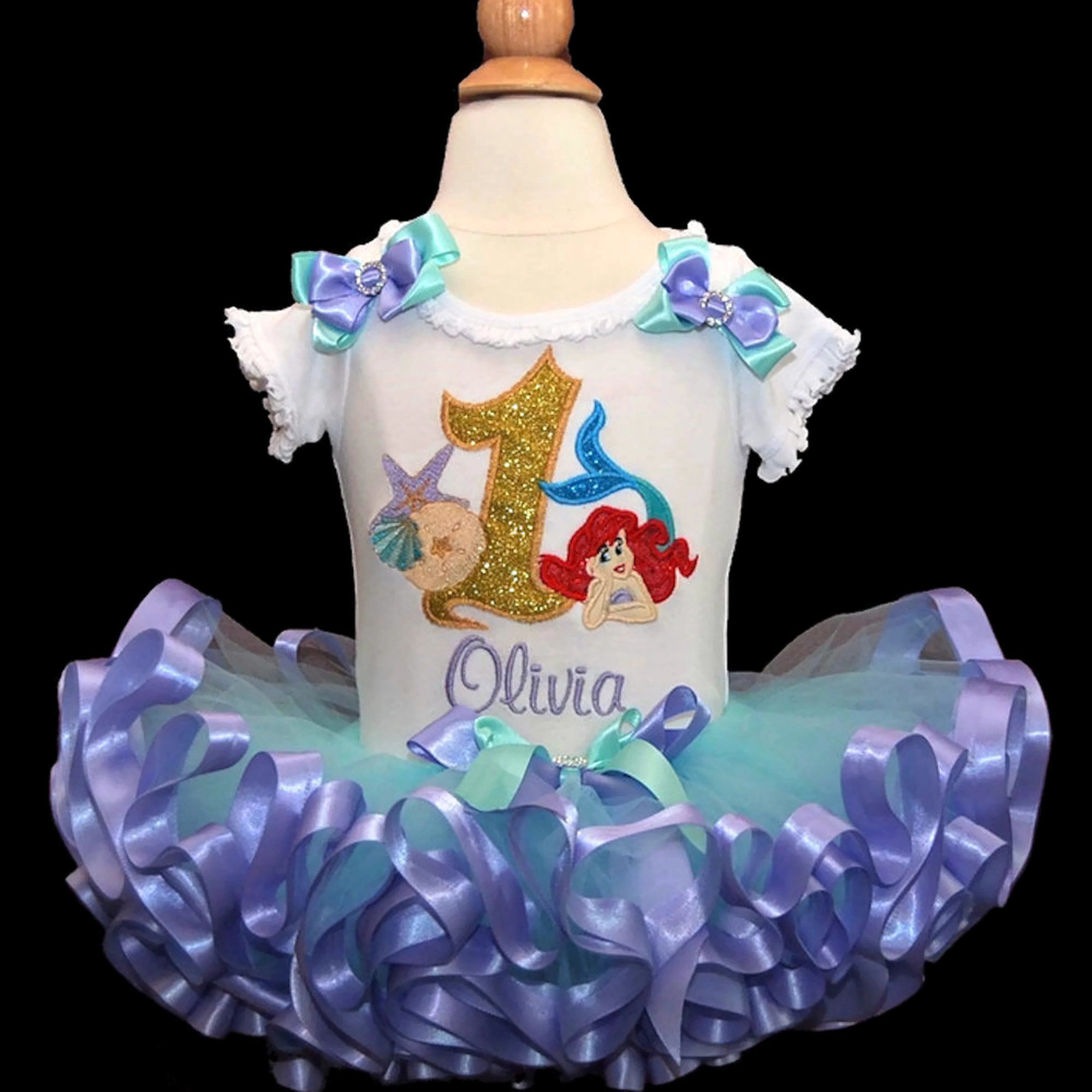 little mermaid first birthday outfit