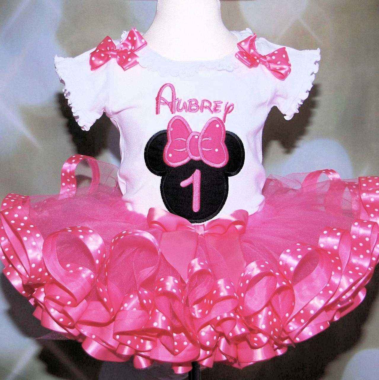 Minnie Mouse 1st Birthday Outfit pink icon