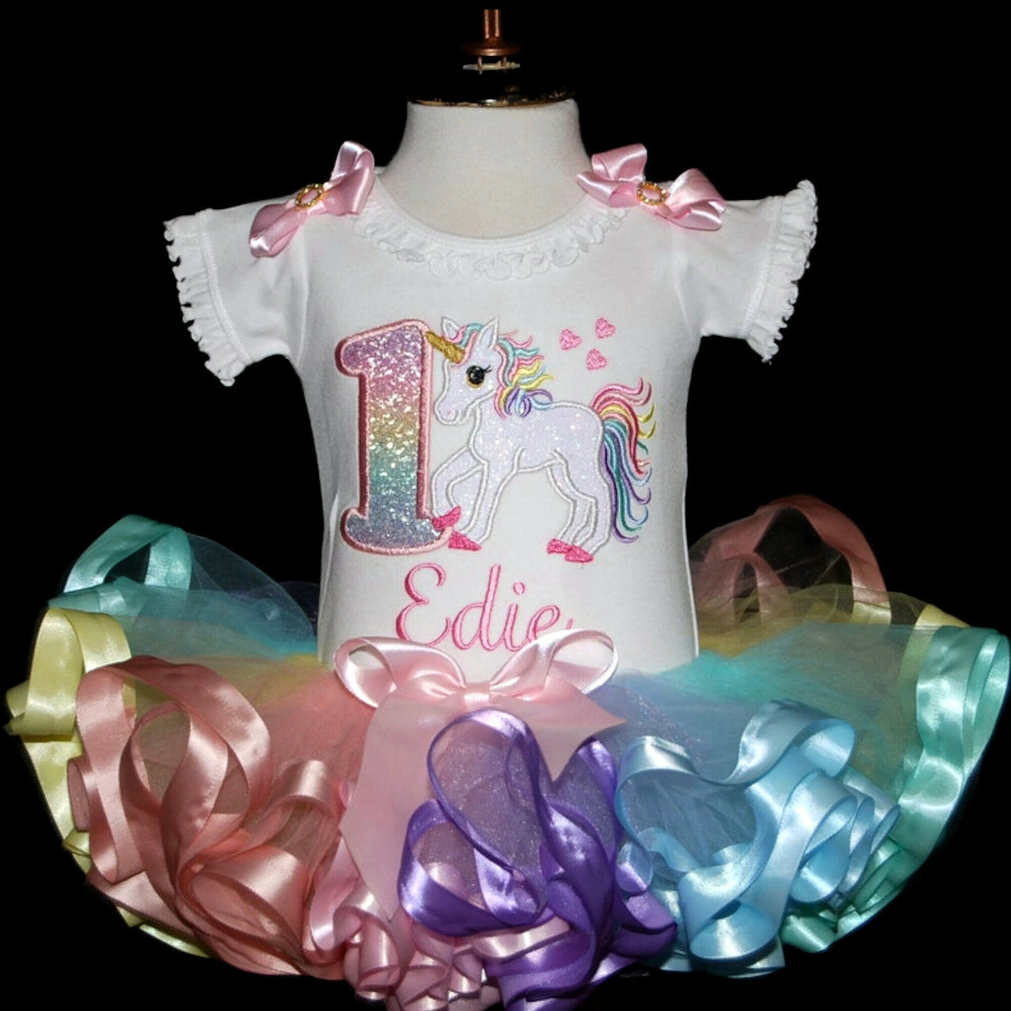 unicorn 1st birthday shirt