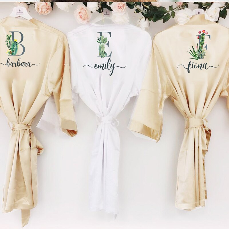 Bridesmaid robes personalized