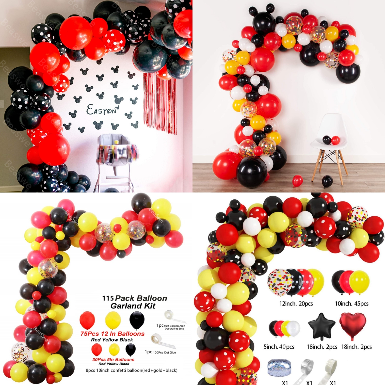Minne and Mickey Party Decor