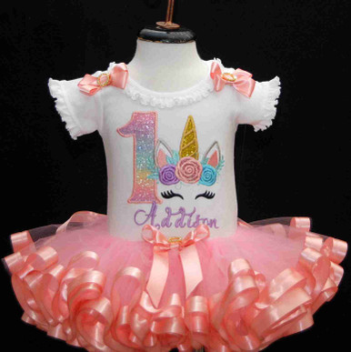 unicorn 1st birthday dress My Pastel Dream Belted Tutu Dress Multicolor / 5Y