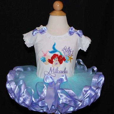 little mermaid 1st birthday outfit