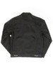 Jean Jacket - Black Japanese Selvedge Denim back view
