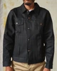 Denim Jacket - Black Japanese Selvedge Denim -13.5 oz.