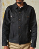 Denim Jacket - Black Selvedge Denim -13.5 oz.-0
