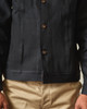 Denim Jacket - Black Selvedge Denim -13.5 oz.-9