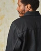 Denim Jacket - Black Japanese Selvedge Denim -13.5 oz.