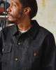 Denim Jacket - Black Japanese Selvedge Denim -13.5 oz.