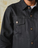 Denim Jacket - Black Selvedge Denim -13.5 oz.-8