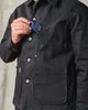 Coverall Jacket - Japanese Selvedge Denim (Black)-13.5 oz.