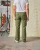 Fatigue Pant - Olive Sateen Straight Leg-5