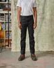 The Blubaugh- Mid Rise Slim Straight Black Selvedge Jeans- 13.5 oz.