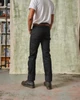 The Blubaugh- Mid Rise Slim Straight Black Selvedge Jeans- 13.5 oz.