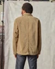 Shawl Collar Cord Jacket Taupe