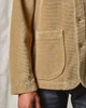Shawl Collar Cord Jacket Taupe