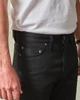 Elgin Mid Rise Slim Tapered Japanese Black Selvedge Jeans 13.5 oz.