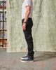 Elgin Mid Rise Slim Tapered Japanese Black Selvedge Jeans 13.5 oz.