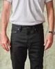 Elgin Mid Rise Slim Tapered Japanese Black Selvedge Jeans 13.5 oz.
