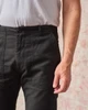 Fatigue Pant - Black Sateen Original Tapered Leg