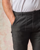 Fatigue Pant - Black Sateen Original Tapered Leg