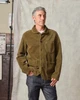 Shawl Collar Cord Jacket Olive