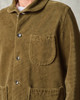 Shawl Collar Cord Jacket Olive