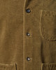 Shawl Collar Cord Jacket Olive