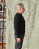 Wool Crewneck Sweater (Black)