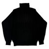 Wool Turtleneck Sweater (Black) 