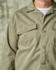 Paul Herringbone Twill Jacket- Olive