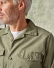 Paul Herringbone Twill Jacket- Olive