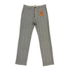 Herringbone Straight Leg Button Fly Pant