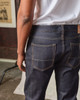 Ladbroke Grove - Slim Tapered Selvedge Organic Natural Indigo Jeans - 14.5 oz.