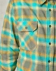 Clampdown Turquoise Plaid Flannel Shirt