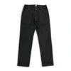 Fatigue Pant - Black Straight Leg-0