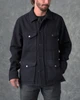 Hunting Jacket Wool (Navy)-0