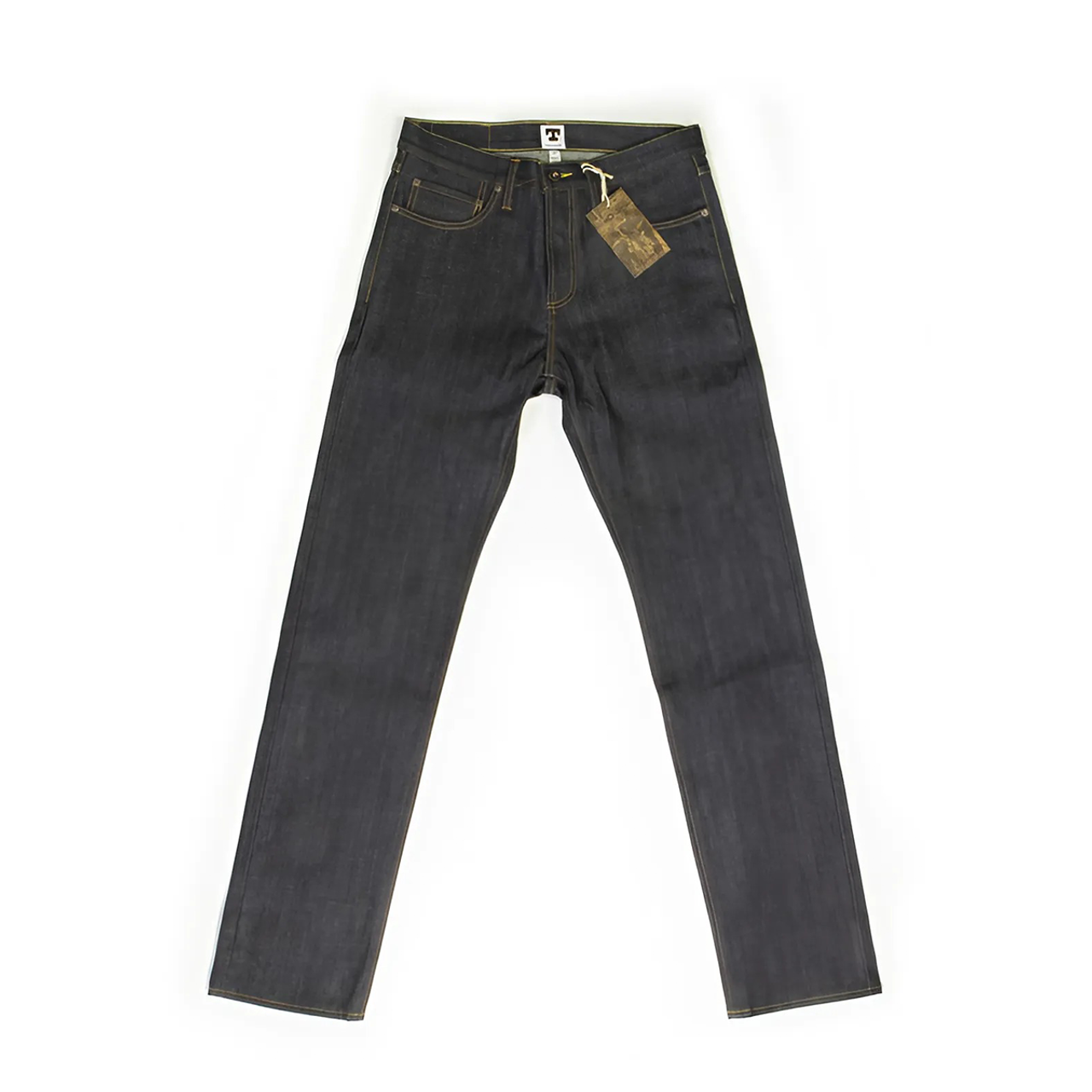 Sheffield Straight Tapered Raw Denim Jeans oz Tellason