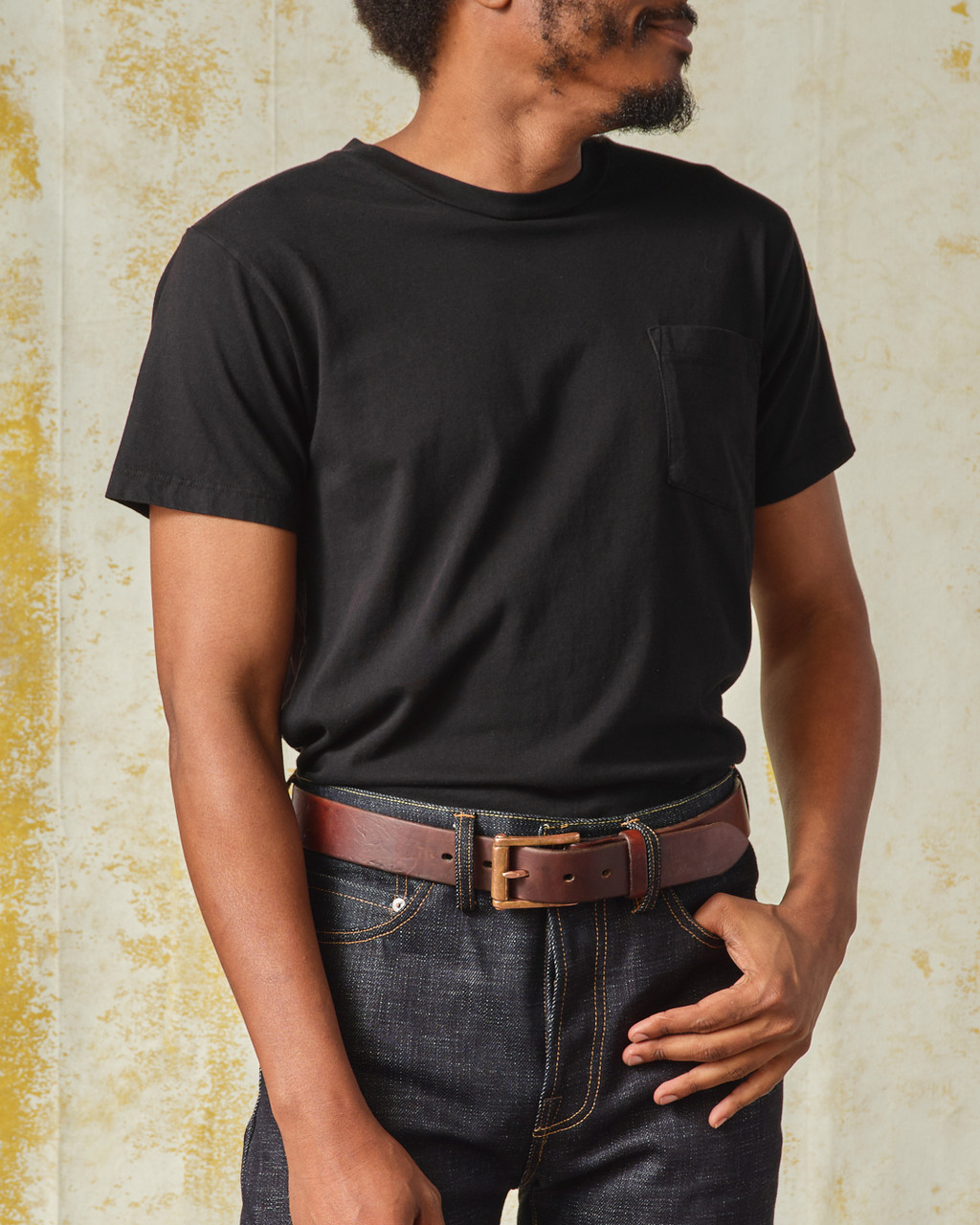 POCKET TEE BLACK - Tellason.com