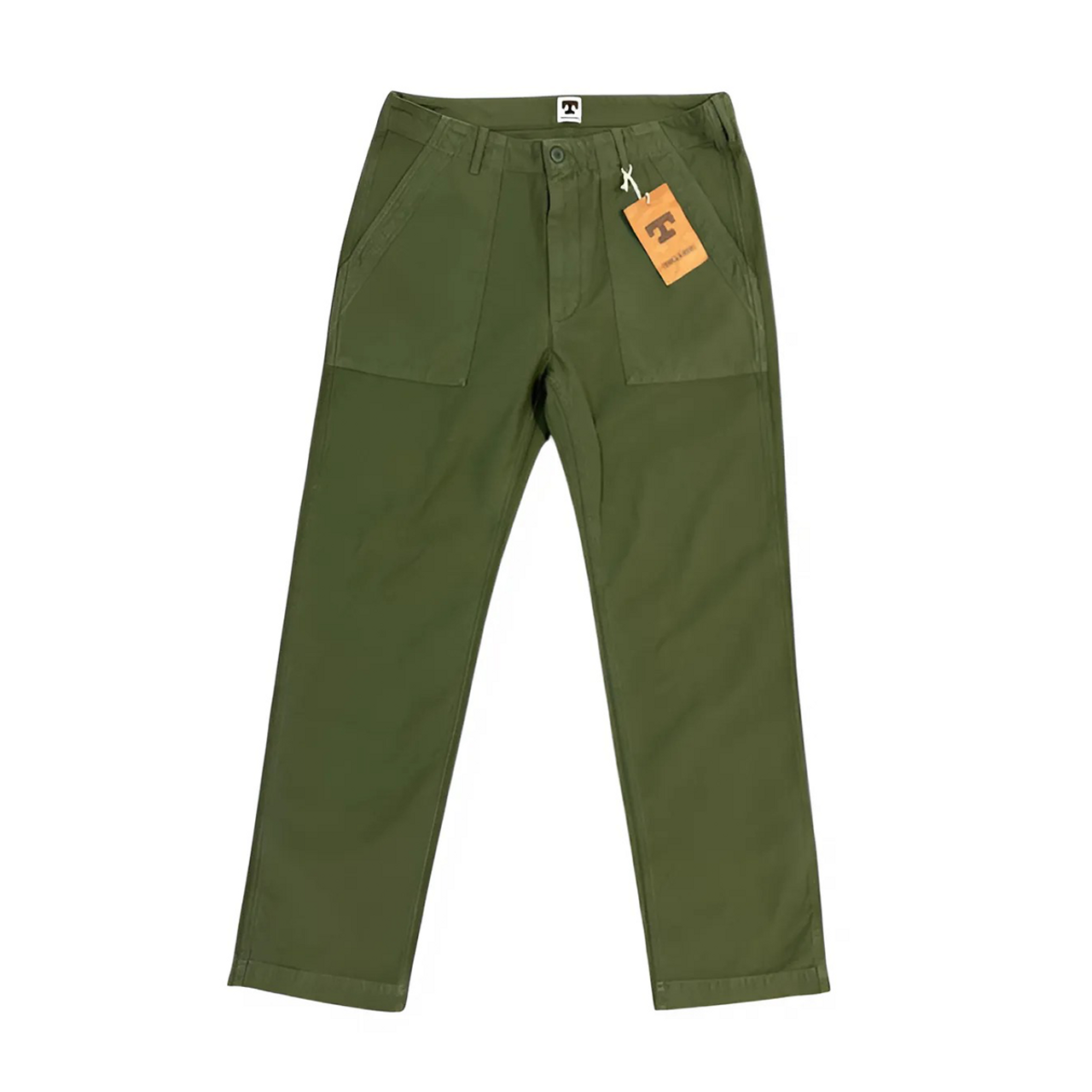 【COLOR iN ID】out fatigue pants FATIGUE PANT Olive Sateen Straight Leg