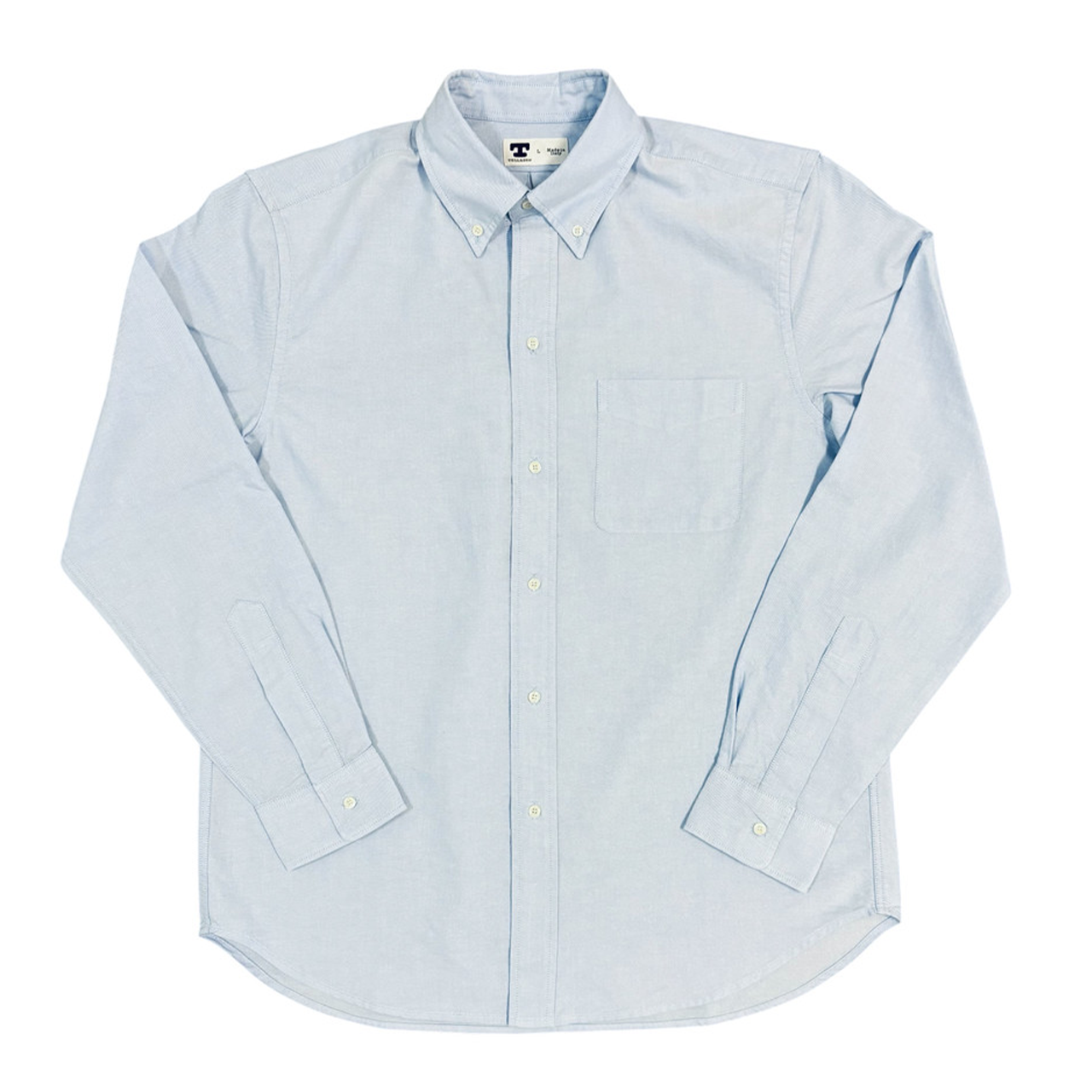 Oxford Button Down Shirt (Lt. Blue) - Tellason