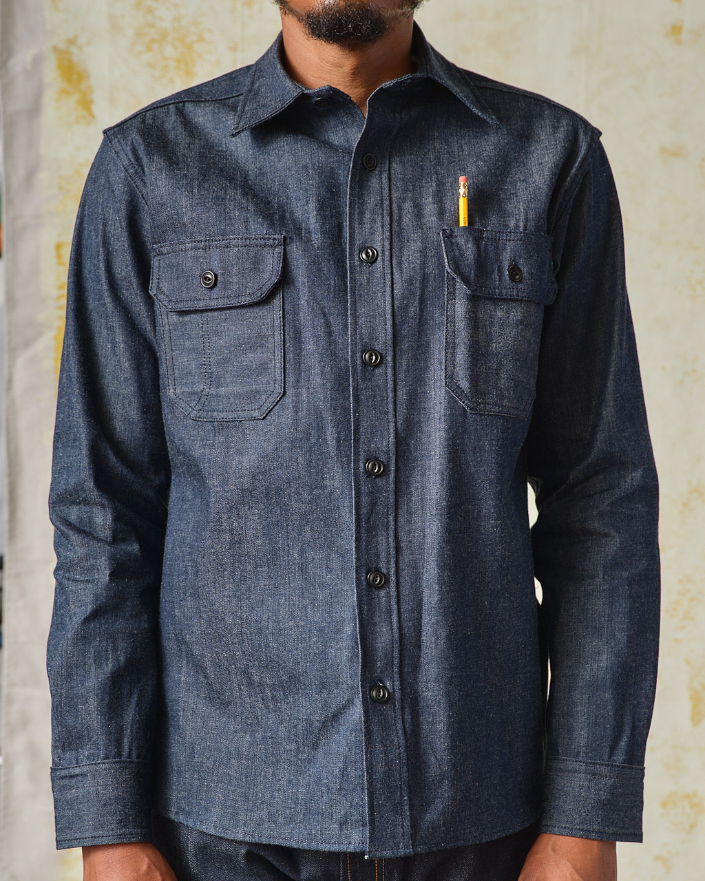 トップス Xameleon Archive life world wide Clampdown 10oz Denim Shirt - Kurabo Denim | Tellason