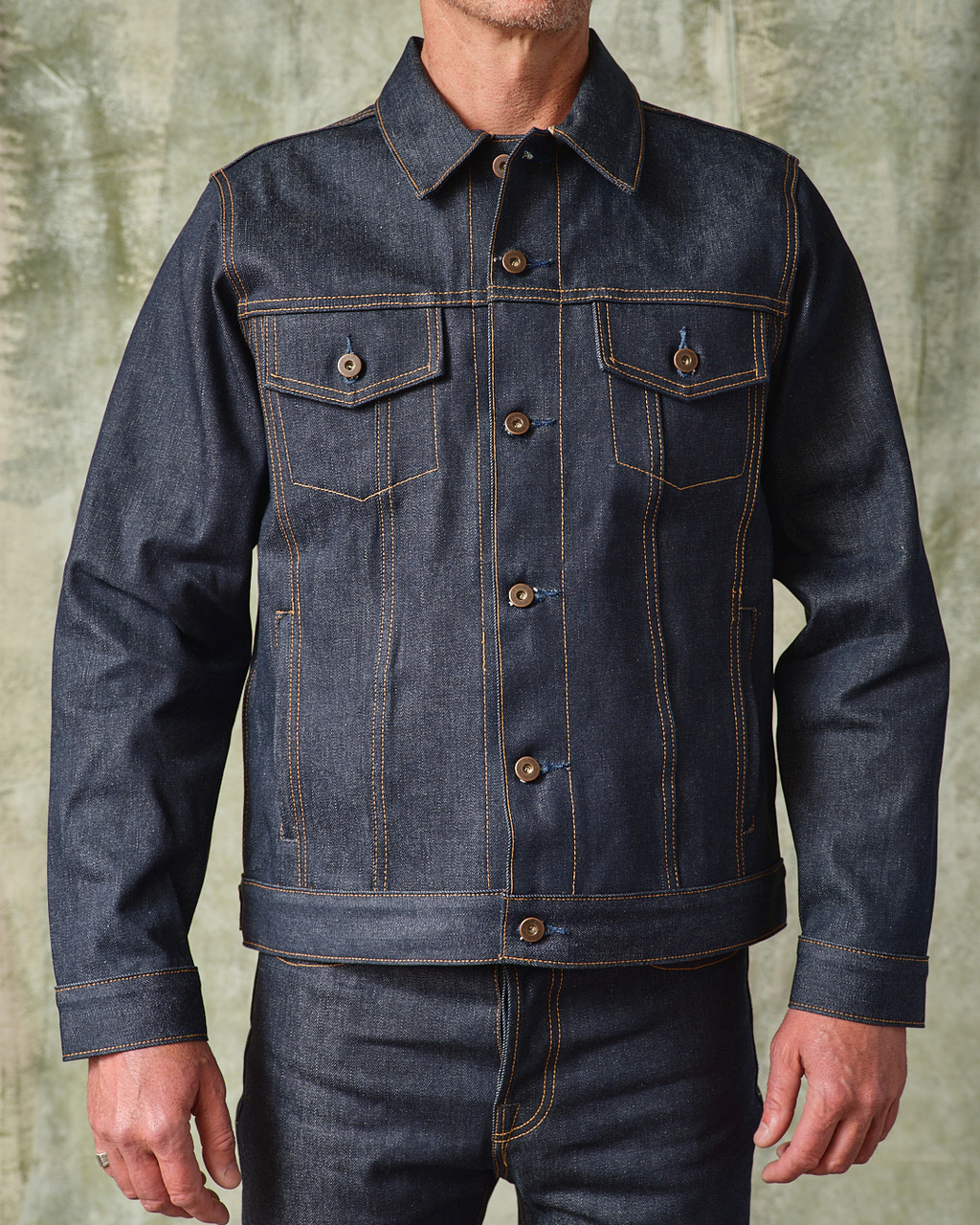 blue jean dress jacket Jegor Denim Jacket | Medium Wash main image 1